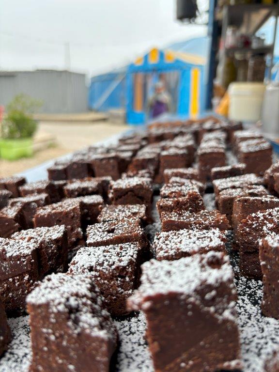 Plateau de desser chocolaté
